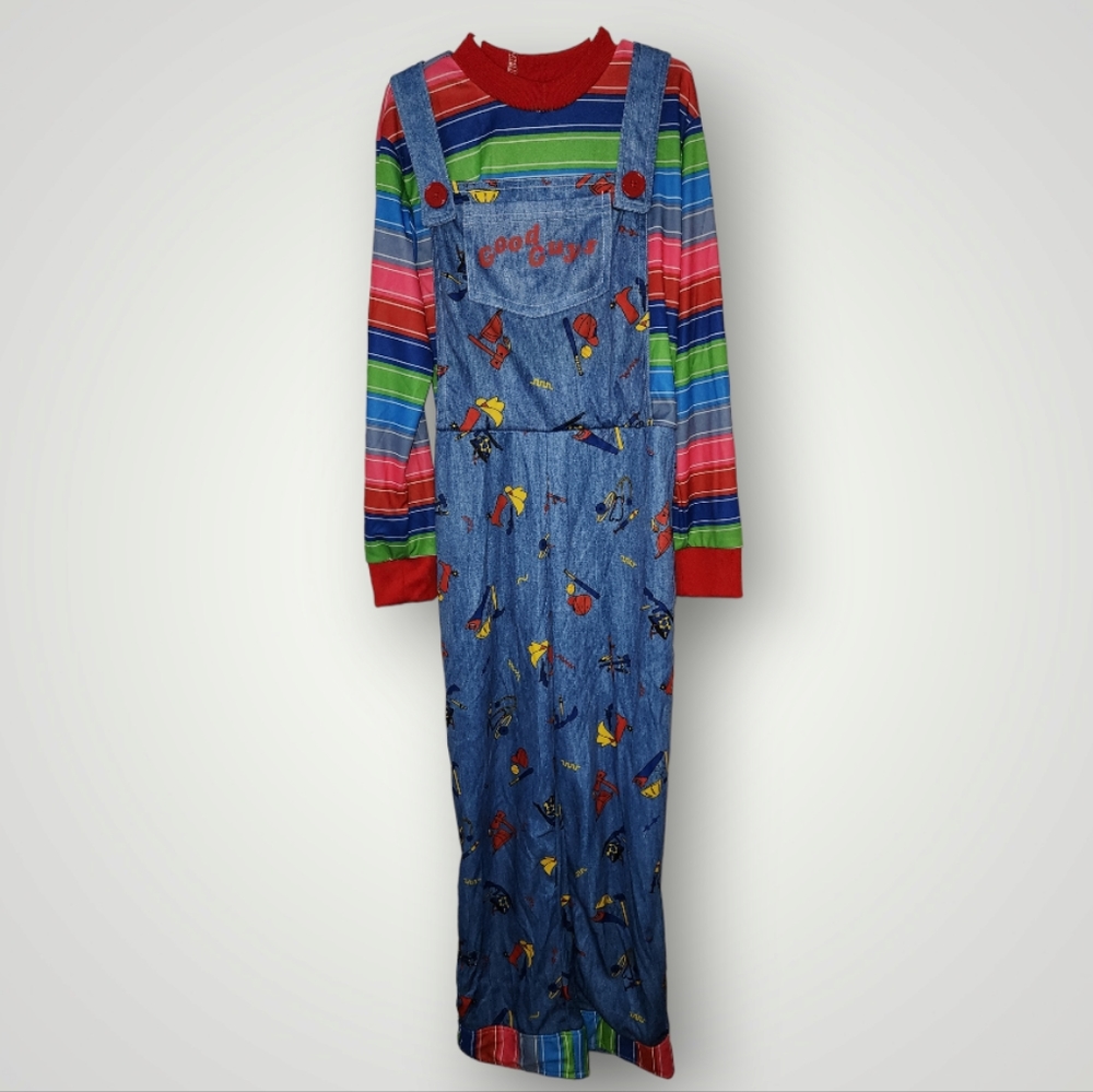 Universal Studios Spirit adult Chucky Doll Halloween scary costume jumpsuit